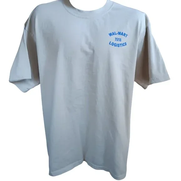 Vintage T-shirt XL 1990's Wal-Mart Logistics Nebraska Y2K - Picture 2 of 4